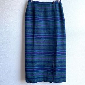 Coldwater Creek Textured Wrap Skirt